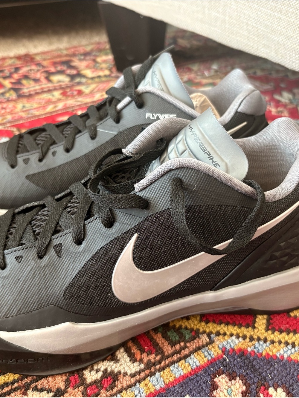 Brand New Nike Hyperspike Women’s Black and Gray Shoes Size 10.5